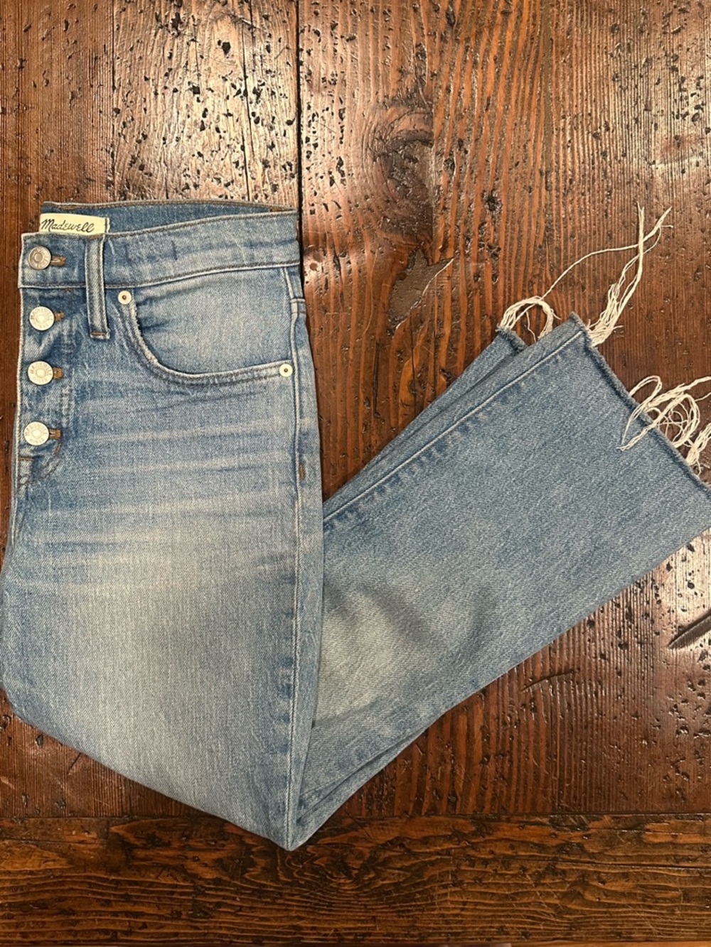 Madewell Cali Demi-Boot Cut High-Rise Jeans